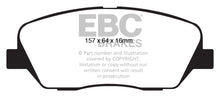 Load image into Gallery viewer, EBC YellowStuff Front Brake Pads - DP41844R