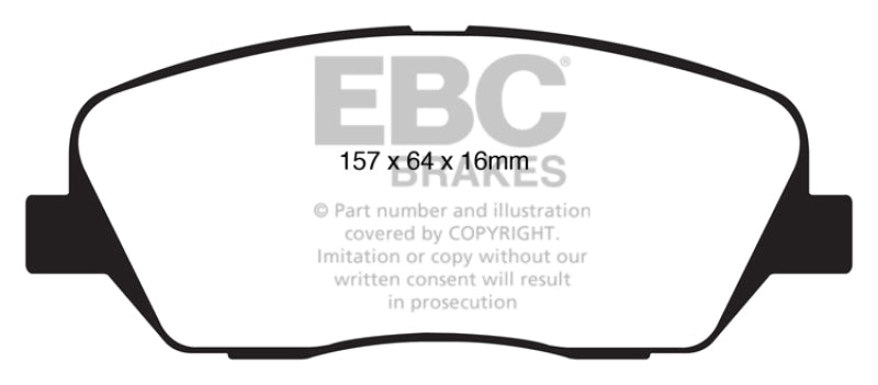 EBC Ultimax2 Front Brake Pads - UD1385 EBC