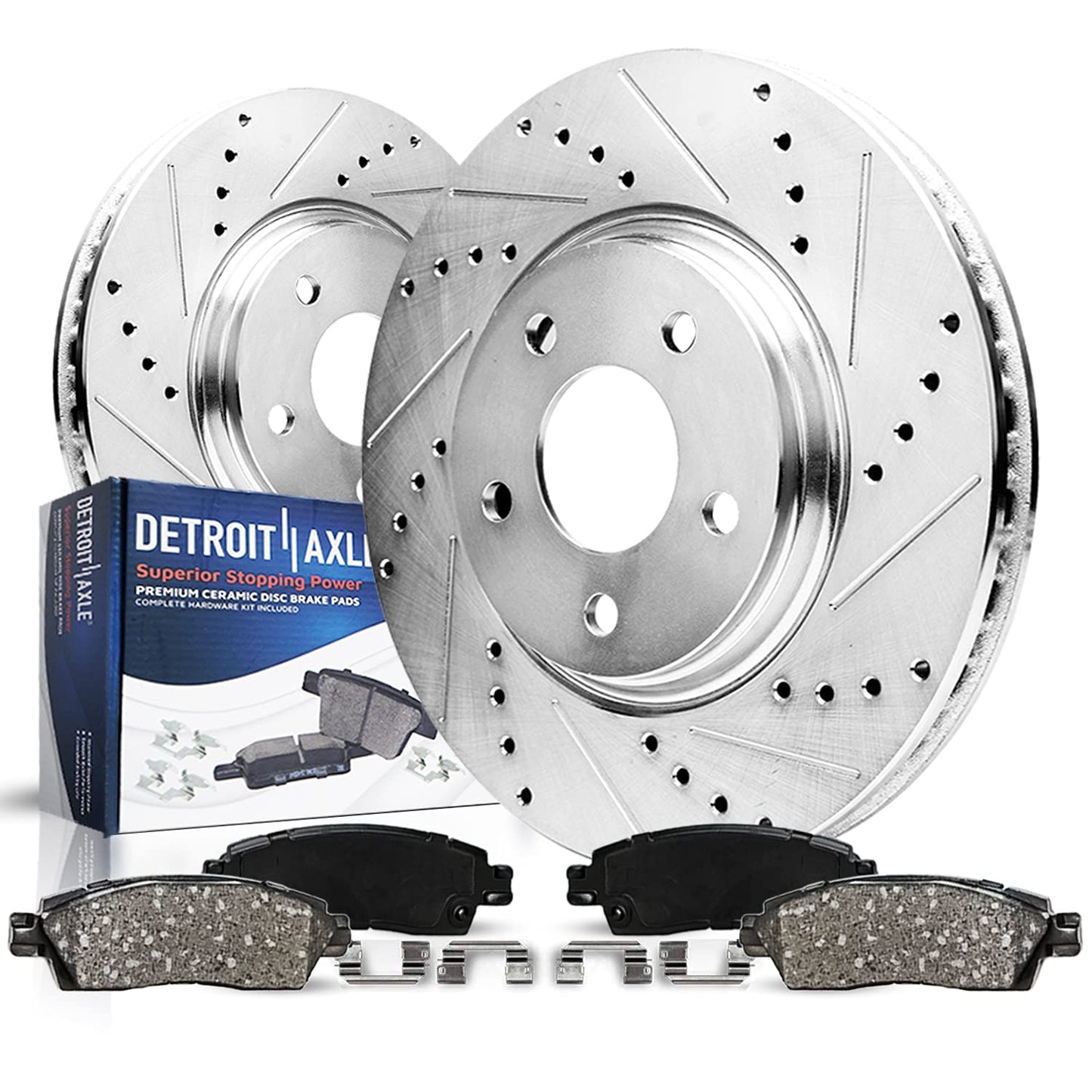 Power Stop 03-05 Mercedes-Benz C240 Front and Rear Semi-Coated Rotor Kit