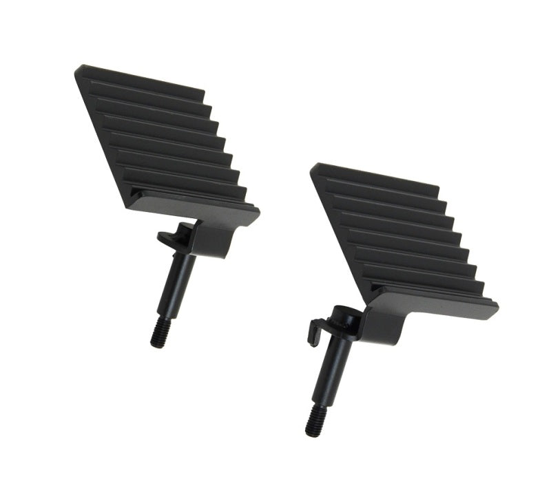 Fishbone Offroad 07-18 Jeep Wrangler JK - Foot Peg Set - Black