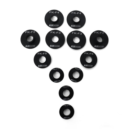 BLOX Racing 2016+ Fk Civic - Front - 12 Pieces Subframe Hard Collar Kit BLOX Racing
