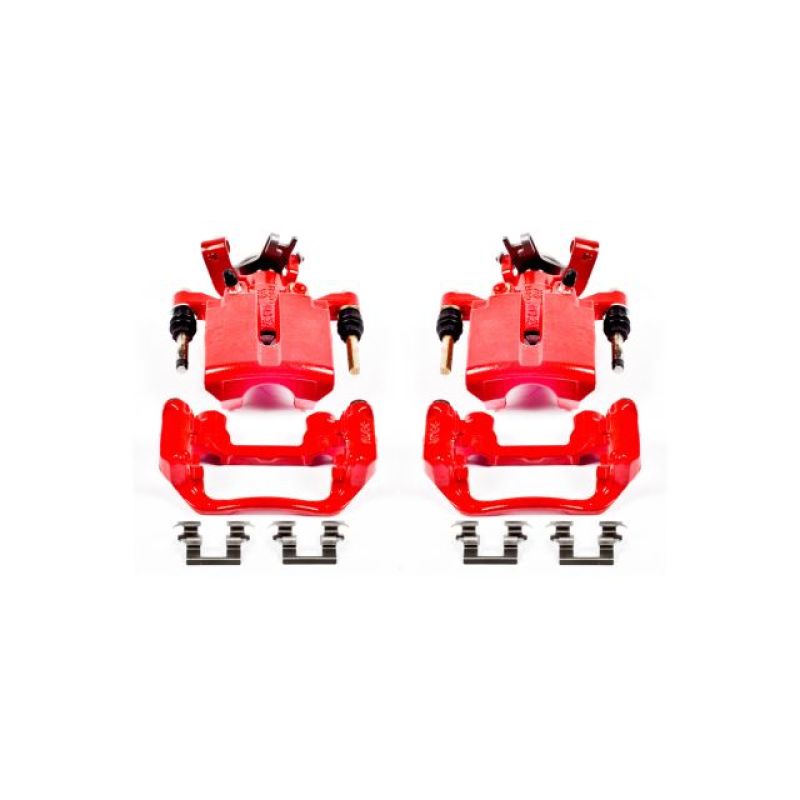 Power Stop 05-08 Chevrolet Cobalt Rear Red Calipers w/Brackets - Pair PowerStop