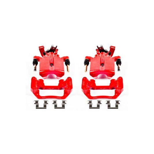 Power Stop 05-08 Chevrolet Cobalt Rear Red Calipers w/Brackets - Pair PowerStop