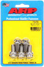 Load image into Gallery viewer, ARP 3/8 in.-24 RH Thread, 0.750 in 12 Point SS 300 Bolts - Set of 5