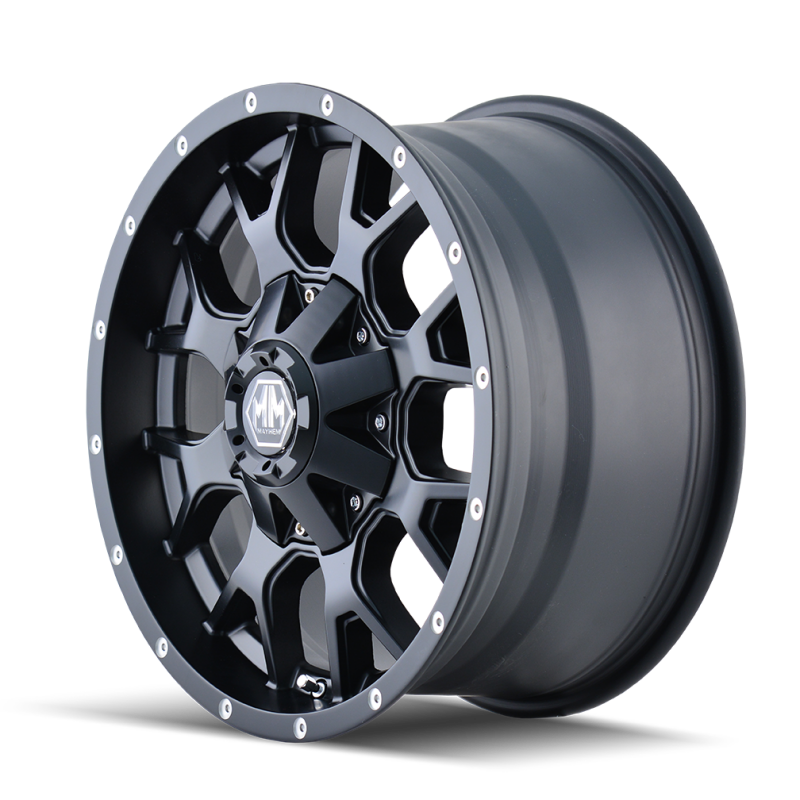 Mayhem 8015 Warrior 17x9 / 8x170 BP / -12mm Offset / 125.2mm Hub Matte Black Wheel