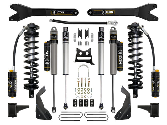 ICON 08-10 Ford F250/F350 4-5.5in Stage 5 Coilover Conversion System w/ Radius Arms