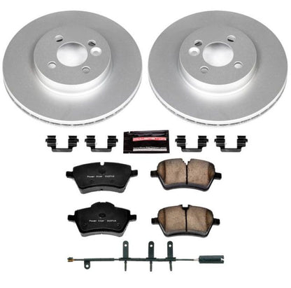 Power Stop 07-08 Mini Cooper Front Z23 Evolution Sport Coated Brake Kit PowerStop