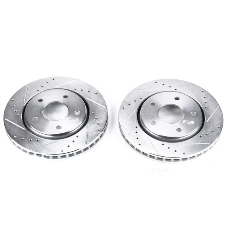 Power Stop 08-16 Chrysler Town & Country Front Evolution Drilled & Slotted Rotors - Pair PowerStop