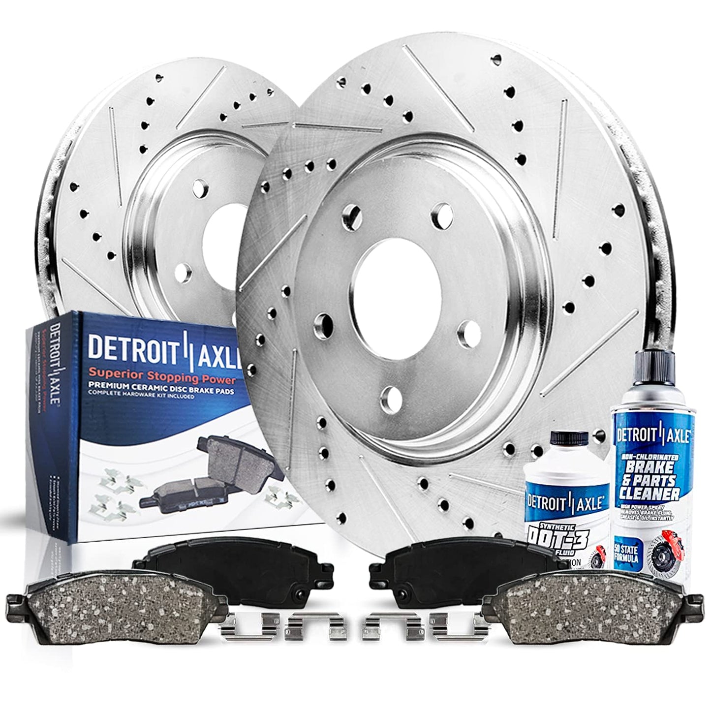 Power Stop 00-02 Subaru Legacy Front and Rear Semi-Coated Rotor Kit