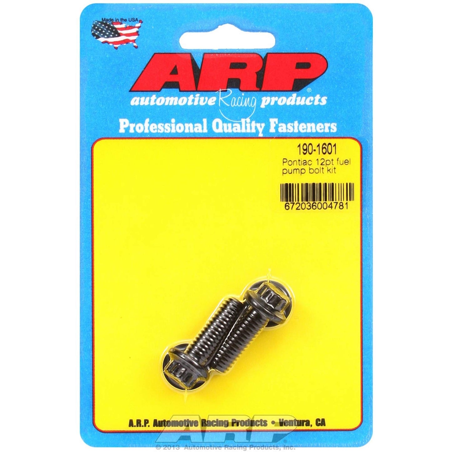 ARP Pontiac 12pt Fuel Pump Bolt Kit