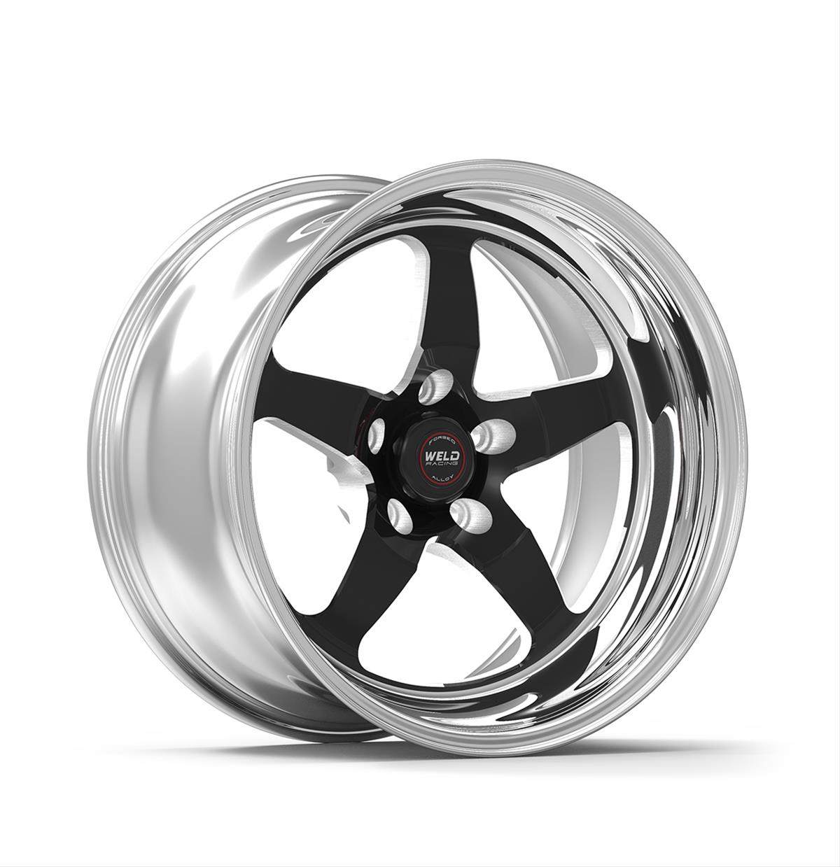 Weld S7118X10.5 / 5x4.5 BP / 5.7in. BS Black Wheel (Low Pad) - Non-Beadlock