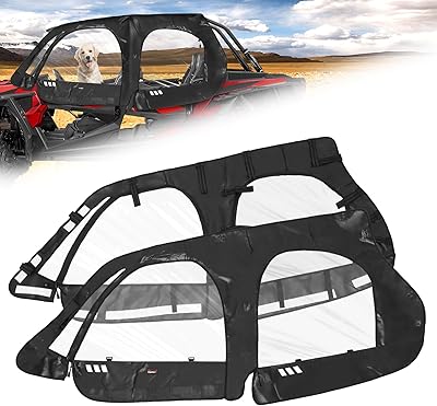 Seizmik 19-21 Polaris RZR Turbo S/ XP 4 Soft Doors w/ Zippers Kit