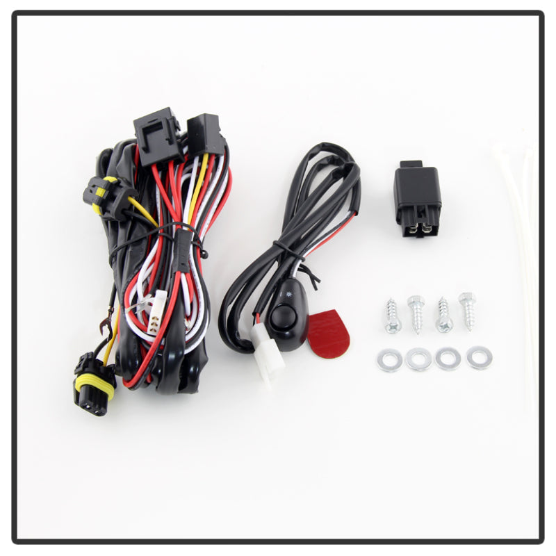 Spyder Dodge Grand Caravan 2011-2015 OEM Fog Light W/Universal Switch- Clear FL-DGC2011-C SPYDER