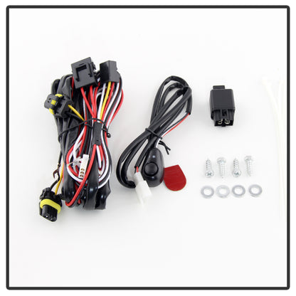 Spyder Dodge Grand Caravan 2011-2015 OEM Fog Light W/Universal Switch- Clear FL-DGC2011-C SPYDER