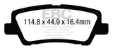 EBC Ultimax2 Rear Brake Pads - UD1659