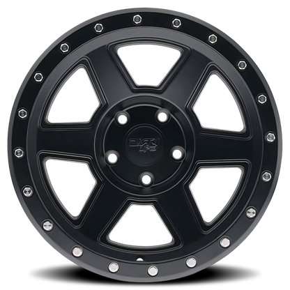 Dirty Life Compound 9315 18x9 / 6-135 BP / -12mm Offset / 87.1mm Hub Matte Black Wheel