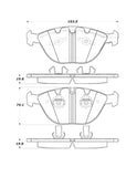 StopTech Premium Ceramic Front Brake Pads - 308.11510