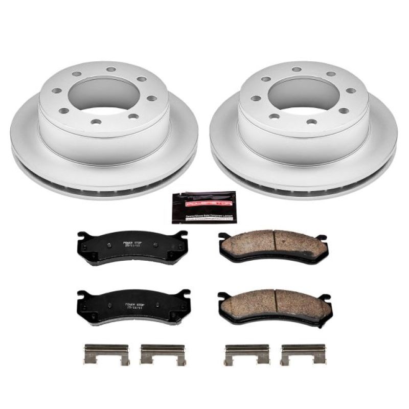 Power Stop 02-06 Chevrolet Avalanche 2500 Rear Z17 Evolution Geomet Coated Brake Kit PowerStop