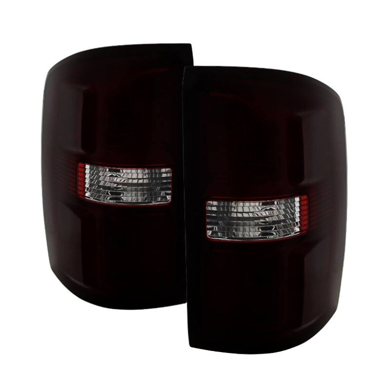 Xtune GMC Sierra 1500 14-15 OEM Style Tail Light Red Smoked ALT-JH-GS14-OE-RSM SPYDER