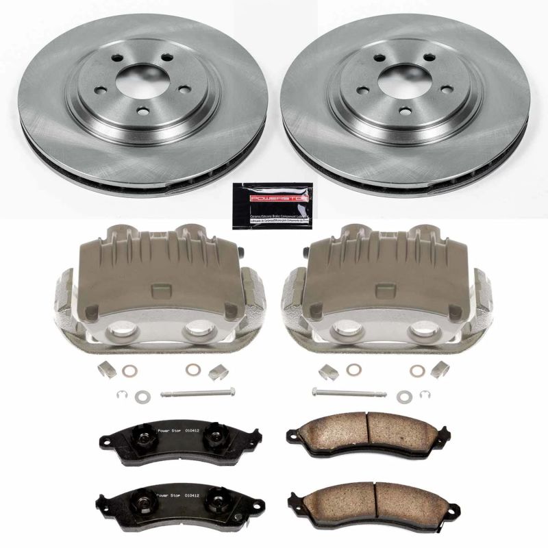 Power Stop 98-94 Ford Mustang Front Autospecialty Brake Kit w/Calipers PowerStop