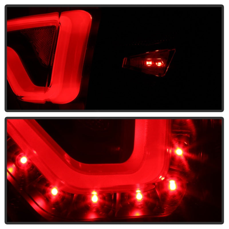 xTune 14-18 Chevy Impala (Excl 14-16 Limited) LED Tail Lights - Black (ALT-JH-CIM14-LBLED-BK) SPYDER