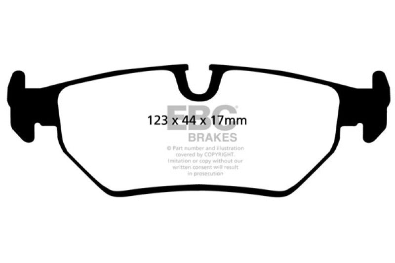 EBC YellowStuff Rear Brake Pads - DP4690/2R EBC