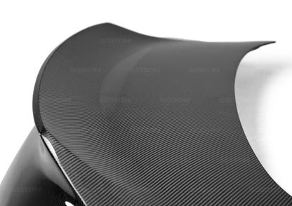 Seibon C-style carbon fiber trunk lid for 2008-2013 Infiniti G37 2dr and 2014-2015 Q60 2dr - TL0809INFG372D-C