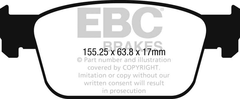 EBC Ultimax Front Brake Pads - UD1953 EBC