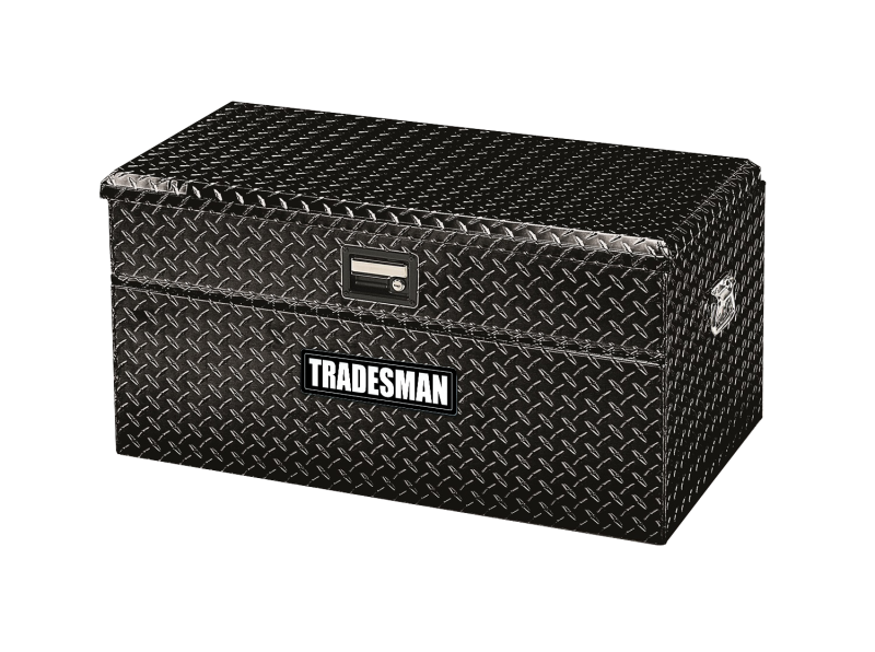 Tradesman Aluminum Flush Mount Truck Tool Box (40in.) - Black Tradesman