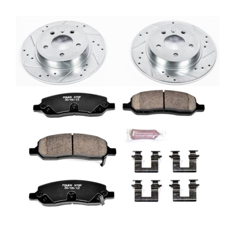 Power Stop 06-11 Buick Lucerne Rear Z23 Evolution Sport Brake Kit PowerStop