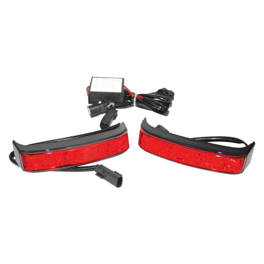 Letric Lighting Stiletto Saddlebag Lights Blk