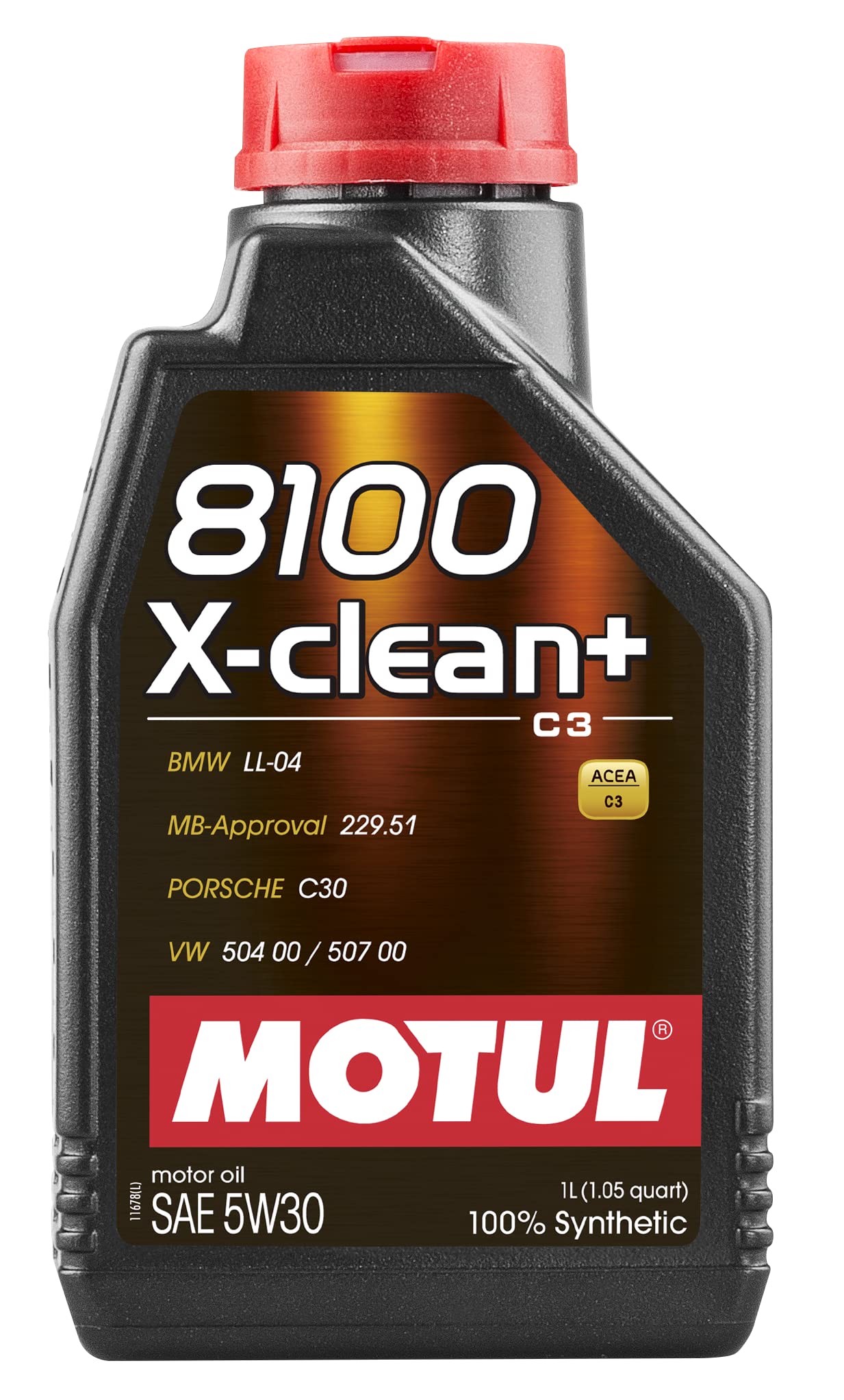 Motul 1L Synthetic Engine Oil 8100 X-CLEAN 5W30