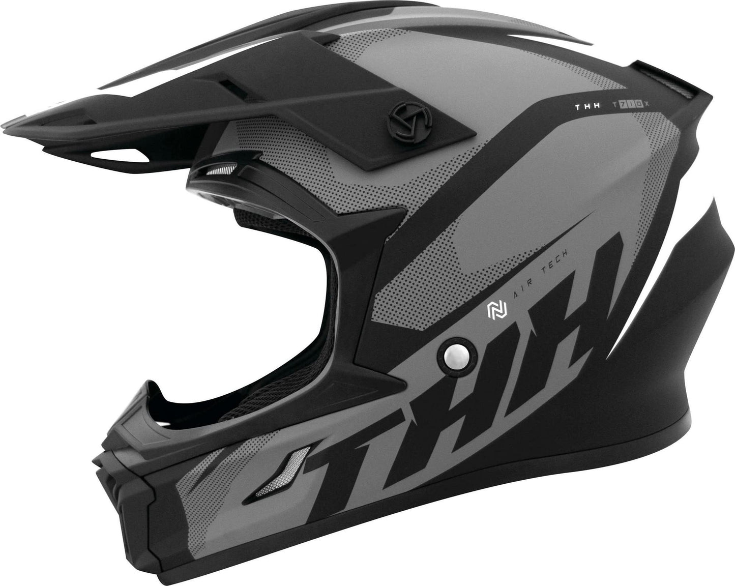 THH Helmets T710X Airtech Blkgry Ylg