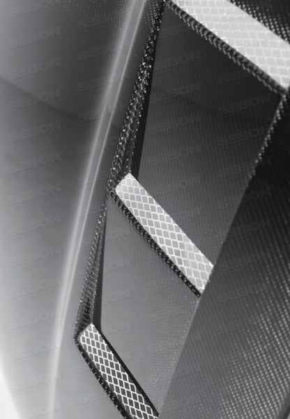 Seibon TS-style carbon fiber hood for 2009-2020 Nissan 370Z - HD0910NS370-TS Seibon