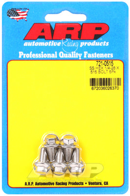 ARP 1/4-28 x 0.515 Hex SS Bolts (5/pkg) ARP