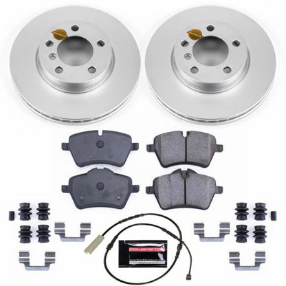 Power Stop 11-16 Mini Cooper Countryman Front Z23 Evolution Sport Coated Brake Kit PowerStop