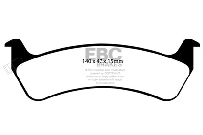 EBC GreenStuff Rear Brake Pads - DP61129 EBC