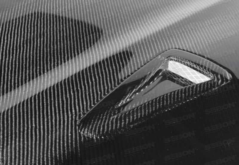 Seibon GTR-style carbon fiber hood for 2009-2020 Nissan 370Z - HD0910NS370-GTR