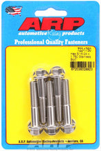 Load image into Gallery viewer, ARP 5/16 in.-24 RH Thread, 1.750 in Hex Head SS 300 Bolts - Set of 5 722-1750