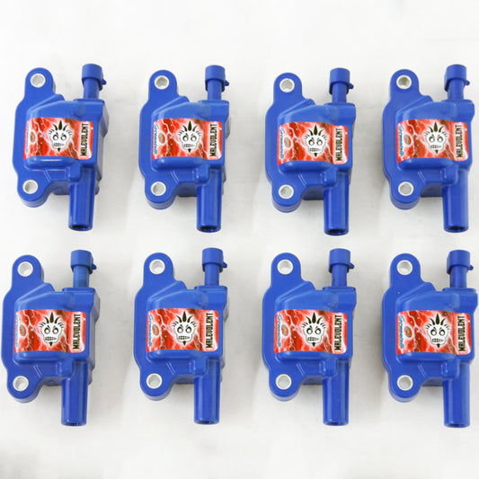 Granatelli 2005-2013 GM LS3 85KV Blue Mass Airflow Sensor - Set of 8 - Part 28-0513-CPBM