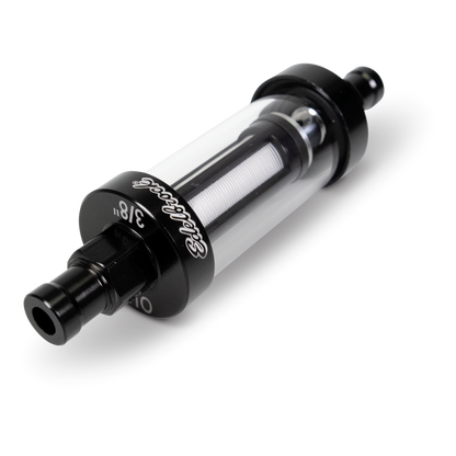 Edelbrock 3/8in i.d. Hose Clear View Fuel Filter