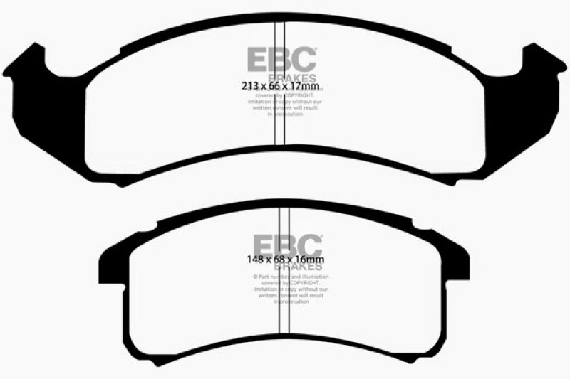 EBC YellowStuff Front Brake Pads - DP41142R