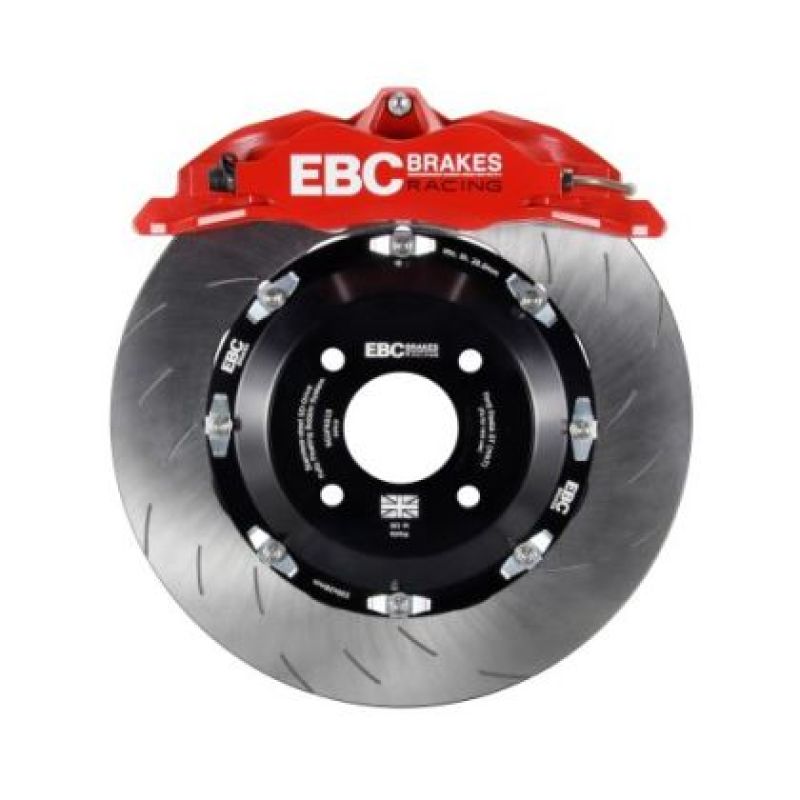 EBC Racing 04-09 Volkswagen GTI (Mk5) Red Apollo-4 Calipers 330mm Rotors Front Big Brake Kit EBC