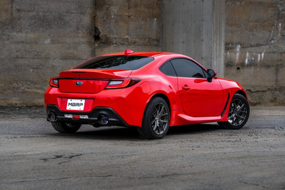MBRP 2022 Subaru BRZ 2.4L/Toyota GR86 2.4L 2.5in Dual Split Rear Exit w/5in OD CF Tips - T304 MBRP