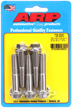 Load image into Gallery viewer, ARP 3/8 in.-24 RH Thread, 2.000 in Hex Head SS 300 Bolts - Set of 5