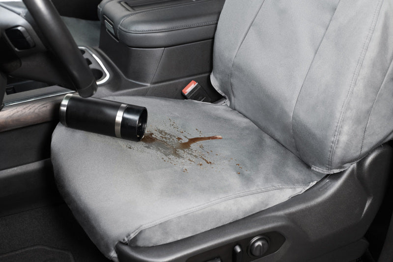Covercraft 10-24 Chevrolet Express Waterproof Polyester SeatSaverSecond Row Seat Covers - Grey
