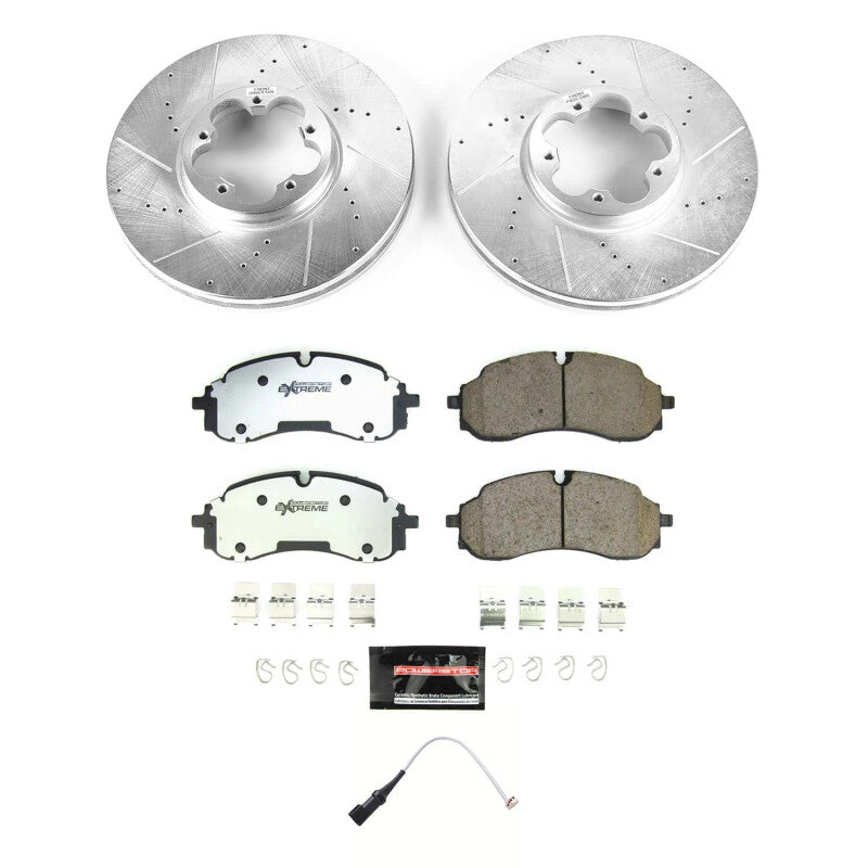 Power Stop 20-21 Ford Transit-350 Front Z36 Truck & Tow Brake Kit