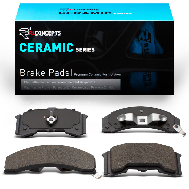 R1 Front Ceramic Brake Pads 1984-1987 Pontiac Fiero - 2310-0261-00