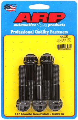 ARP 1/2in -20 x 2.250 12pt Black Oxide Bolts (5/pkg) ARP