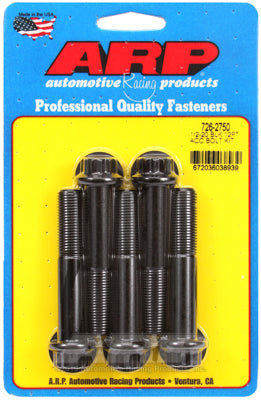 ARP 1/2-20 in. Thread, 2.75 in 8740 Chromoly Bolts - Set of 5